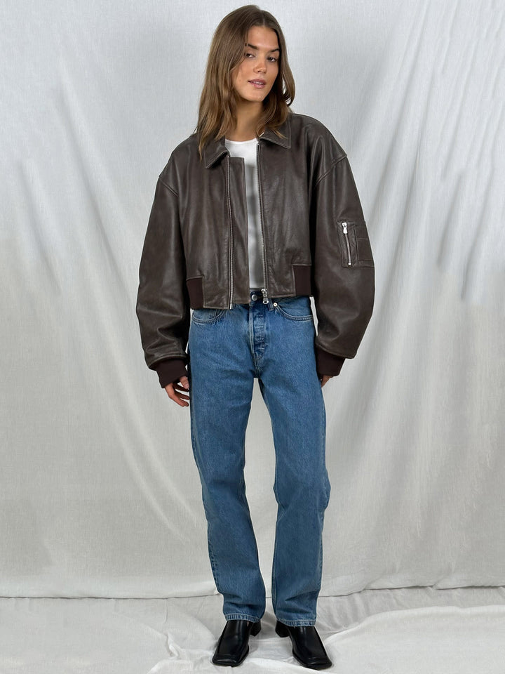 Moosiala | Veste en cuir élégante pour femmes