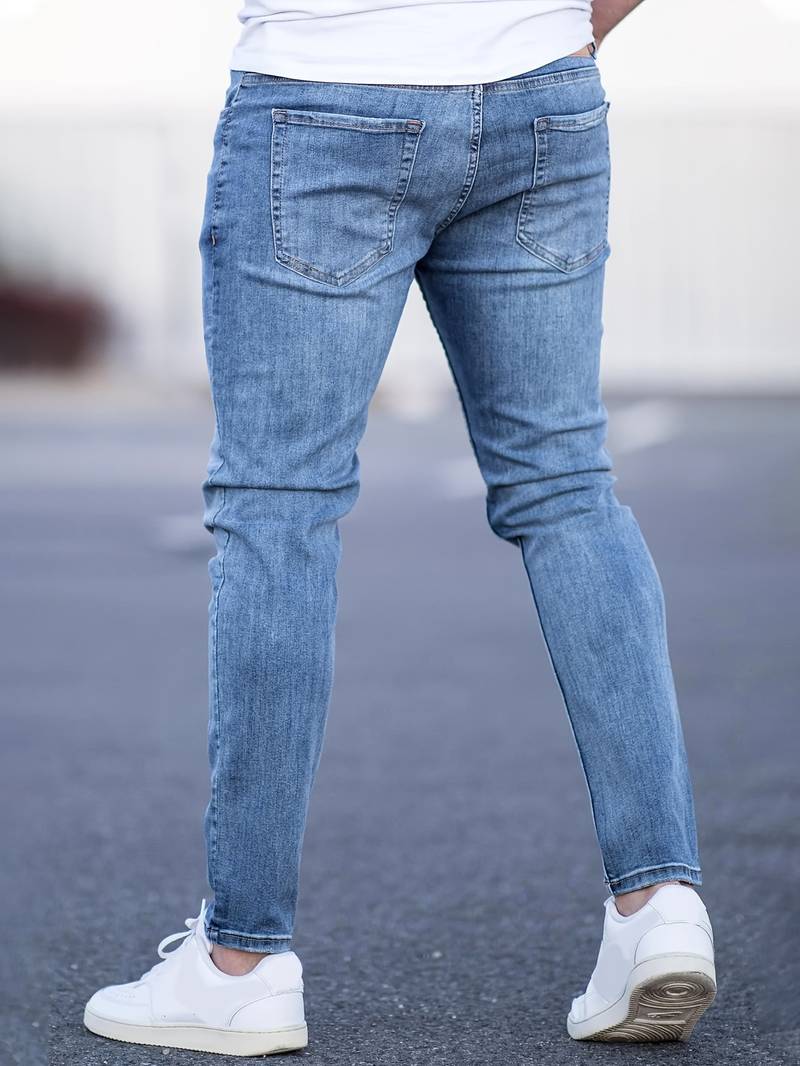 Rionnal | Jean slim stretch confortable pour hommes