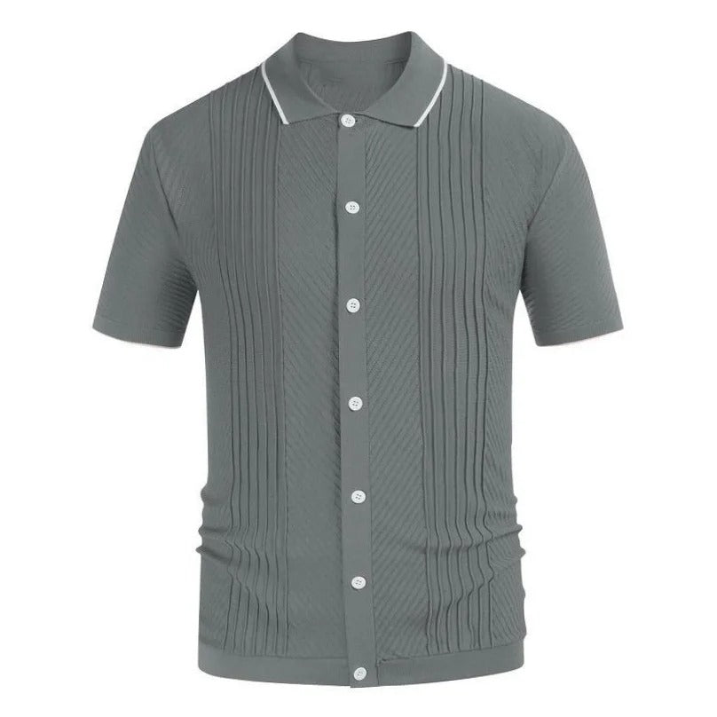 Veaynes | Menswear Polo en maille à manches courtes