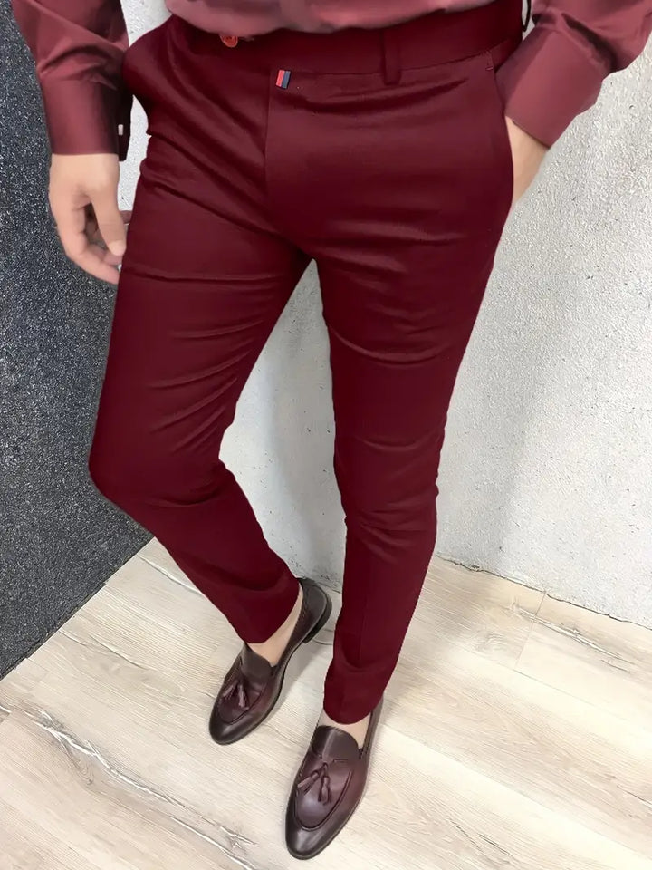 Ooraes | Pantalon de costume cintré décontracté pour hommes