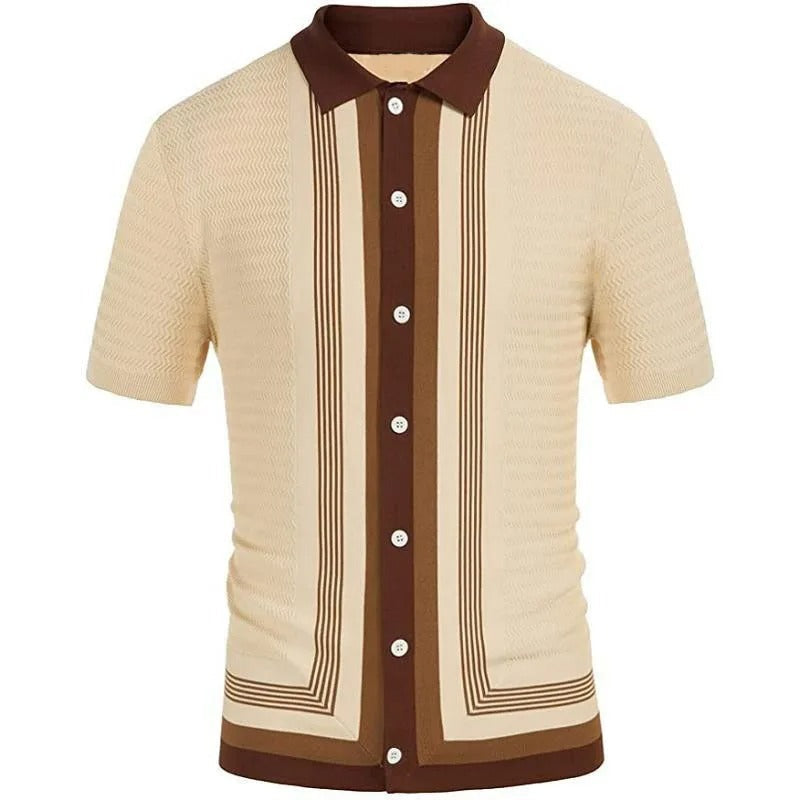 Veaynes | Menswear Polo en maille à manches courtes
