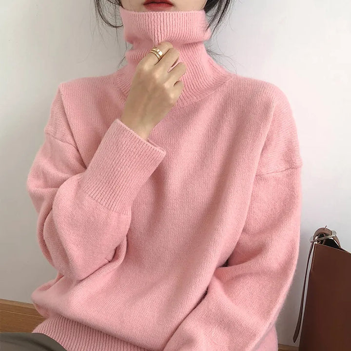 Sioraema | Pull col roulé élégant pour femmes