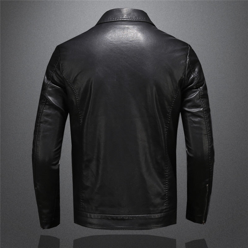 Neayner | Veste en cuir classique pour hommes