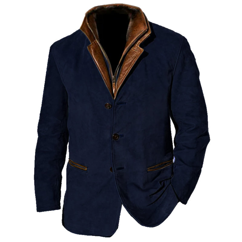 Roayner | Veste en suède vintage pour hommes
