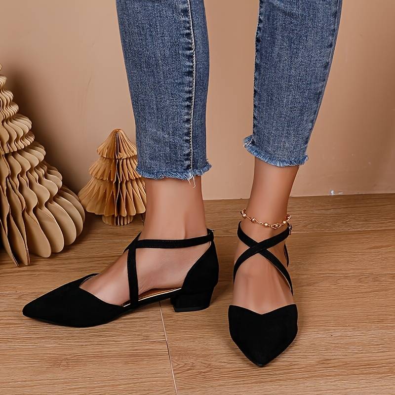 Soosiasa | Chaussures Plates Femme Polyvalentes À Bout Pointu