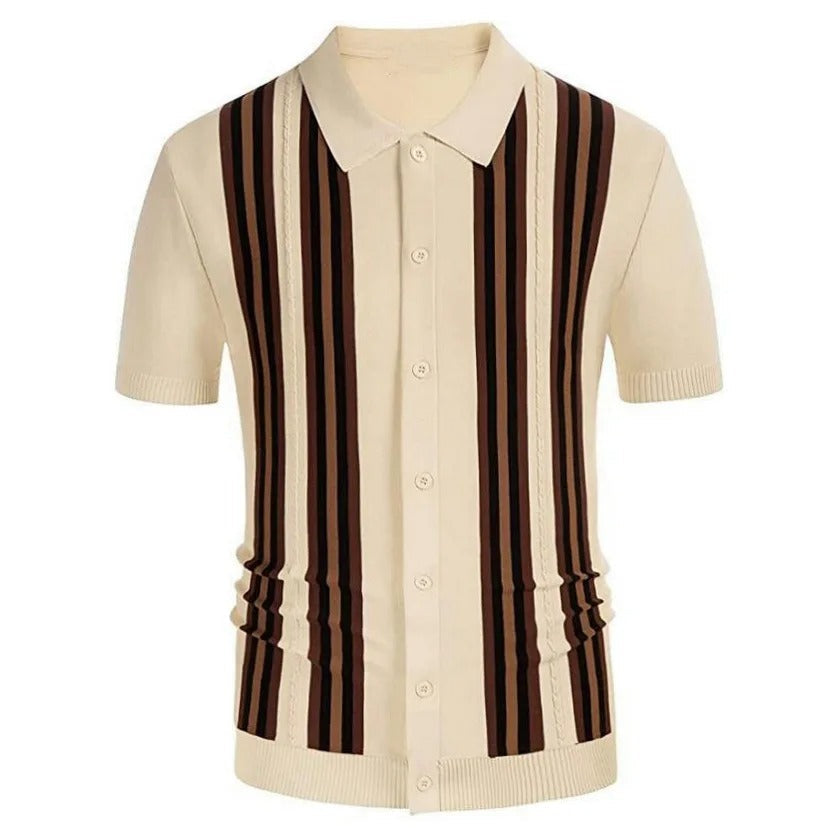 Veaynes | Menswear Polo en maille à manches courtes