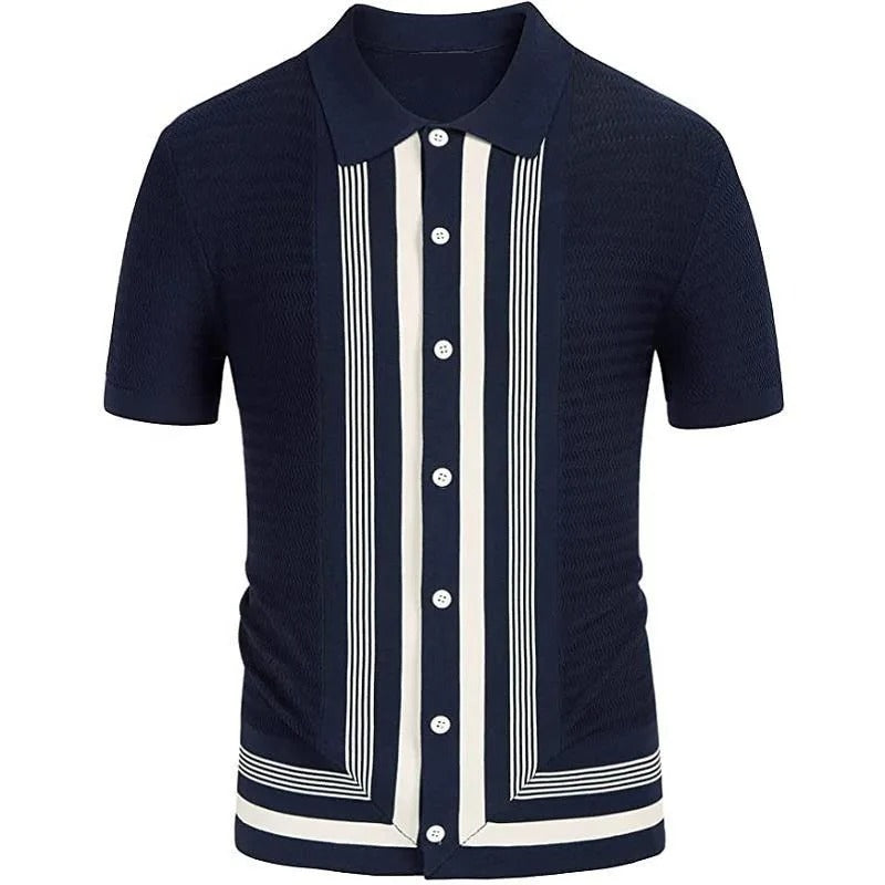 Veaynes | Menswear Polo en maille à manches courtes