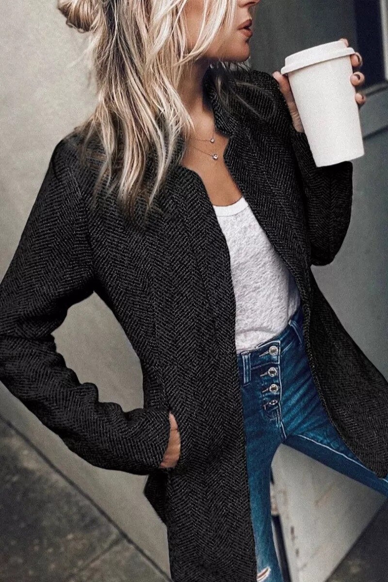 Vaarrama | Veste en tweed élégante pour la mi-saison