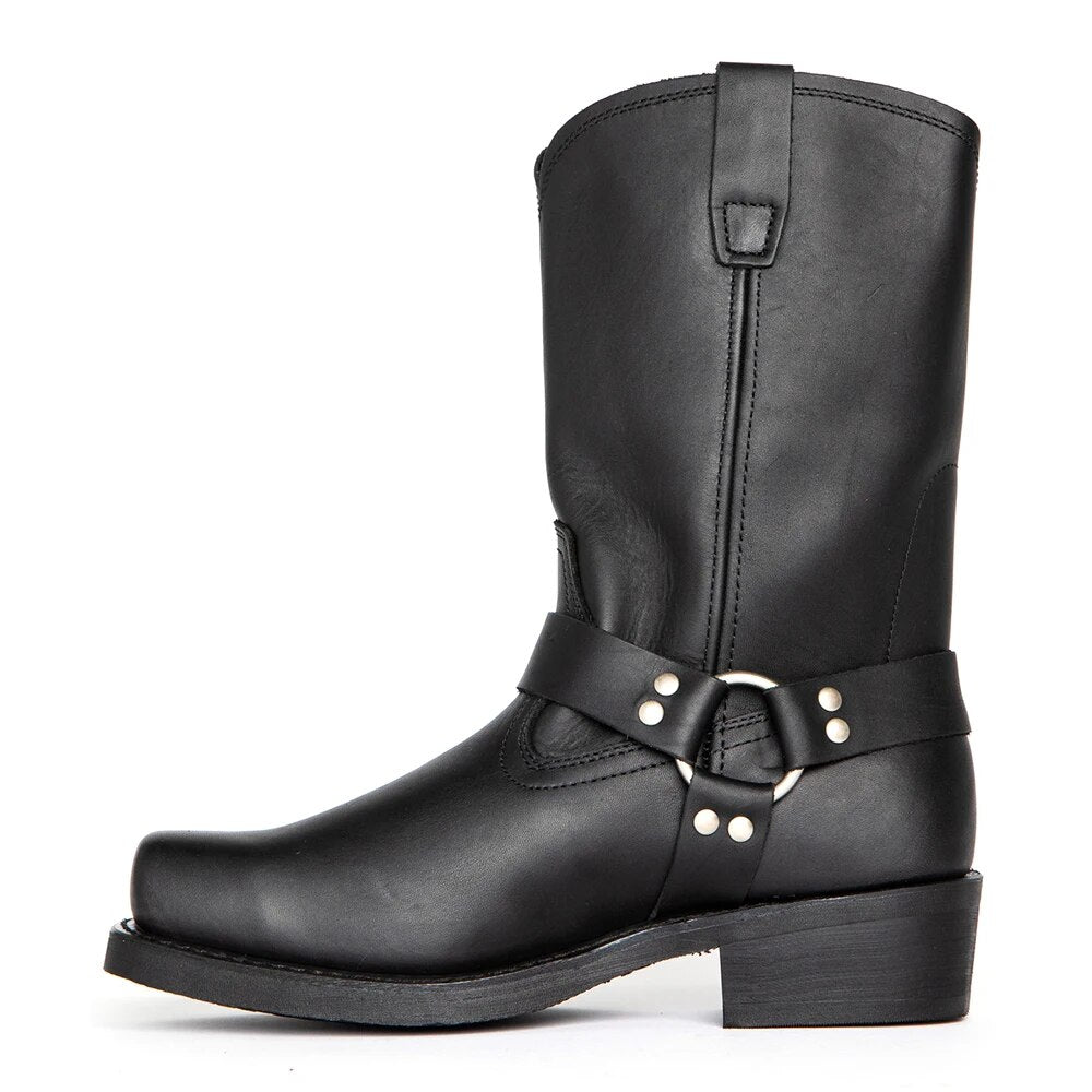 Liarraxa | Bottines Courtes à Talon Carré pour Femmes