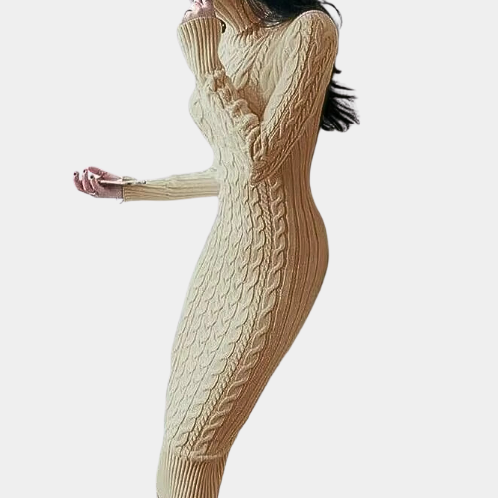 Oellera | Robe pull en maille décontractée pour femmes