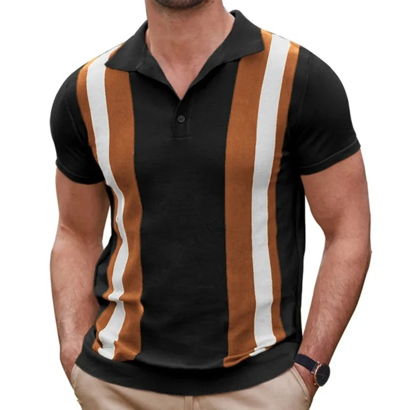 Veaynes | Menswear Polo en maille à manches courtes