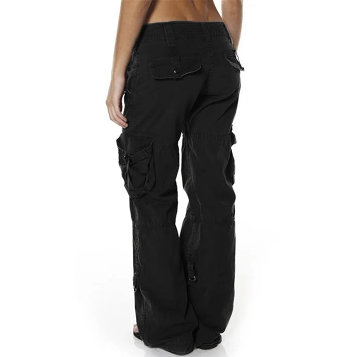 Soaynesa | Pantalon cargo taille basse pour femmes