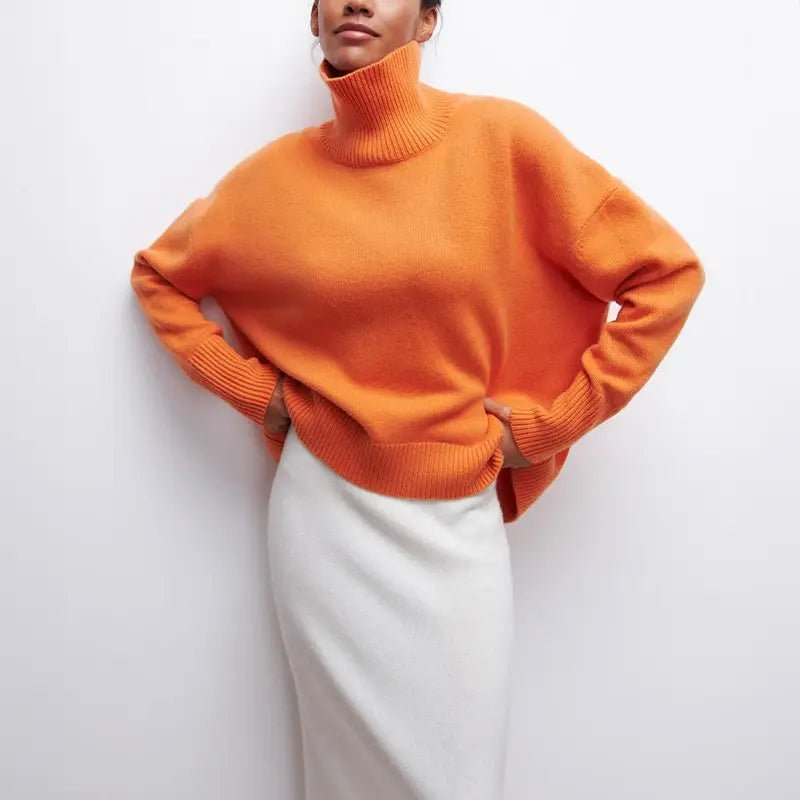 Liosiana | Pull à col roulé élégant pour femmes