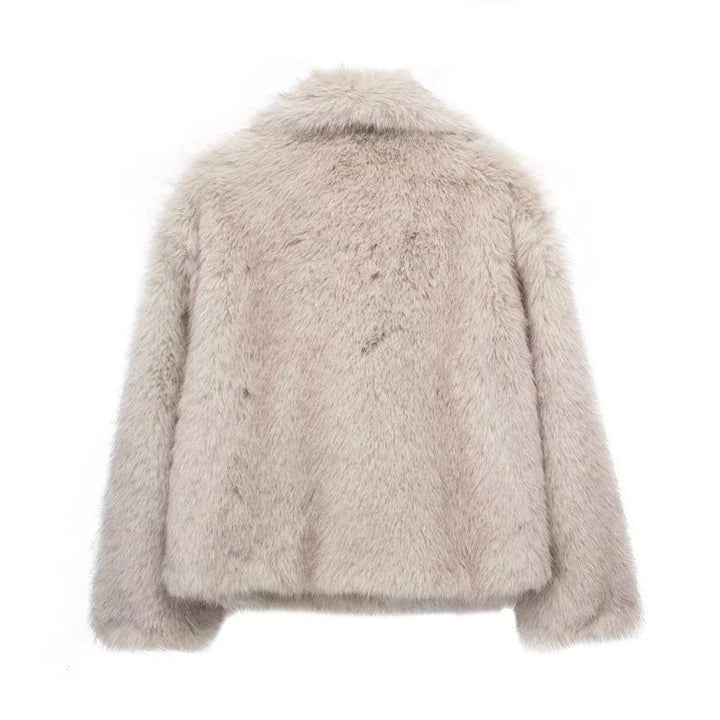 Luoraxa | Veste courte en fausse fourrure