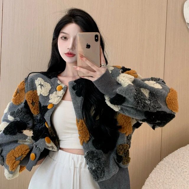 Leayama | Gilet brodé fleuri pour femmes