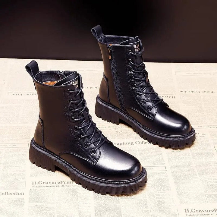Roelleaxa | Bottes Élégantes en Cuir Vegan pour Femmes