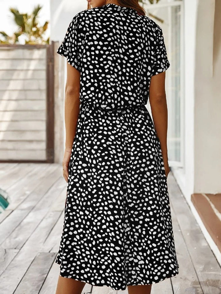 Soosiara midi à pois pour l'été - Maya