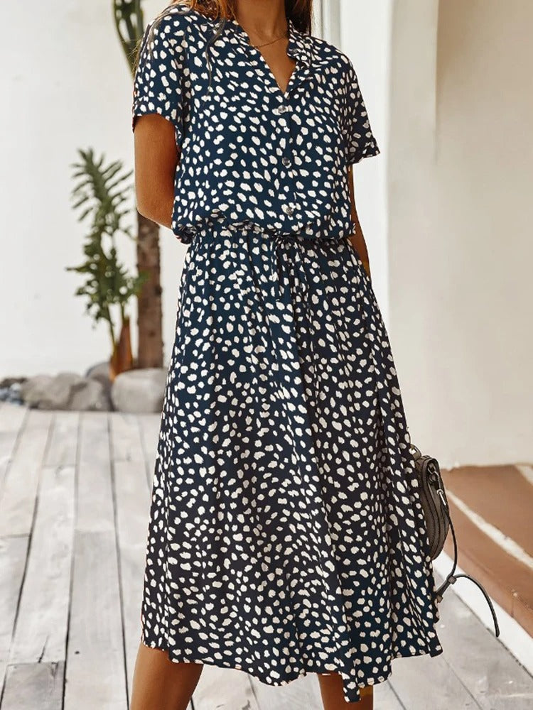 Soosiara midi à pois pour l'été - Maya
