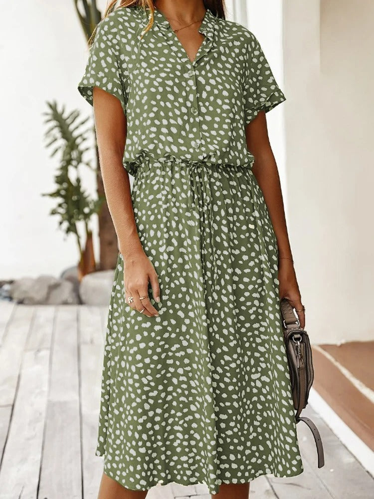 Soosiara midi à pois pour l'été - Maya