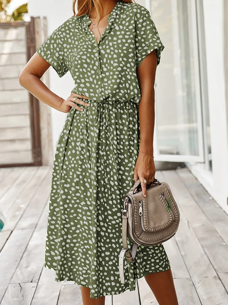 Soosiara midi à pois pour l'été - Maya