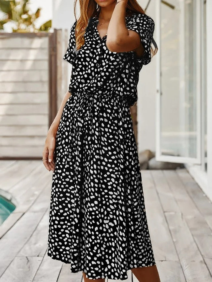 Soosiara midi à pois pour l'été - Maya
