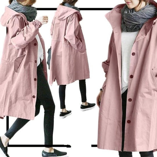 Viaynena | Trench Imperméable et Coupe-Vent pour Femmes