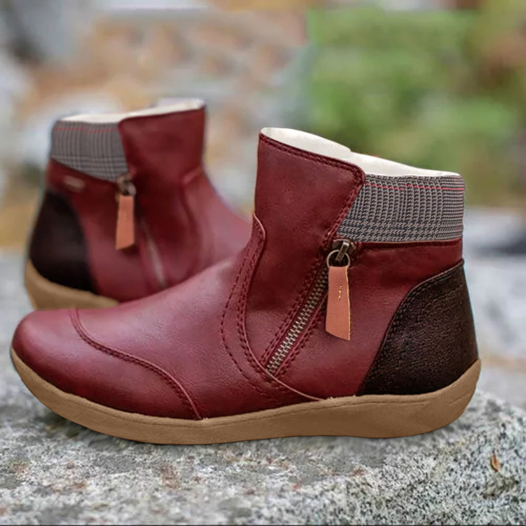 Liayana | Bottes en cuir orthopédiques pour femmes