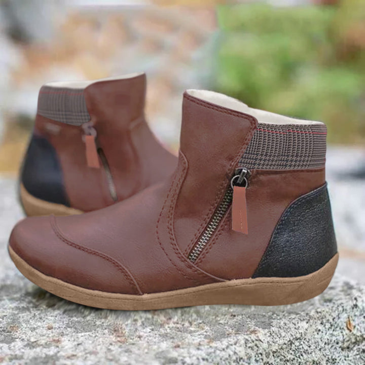Liayana | Bottes en cuir orthopédiques pour femmes