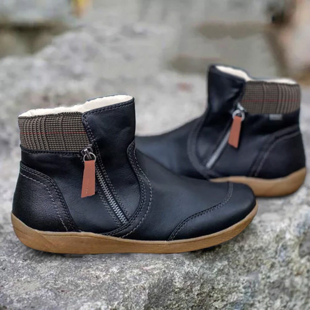 Liayana | Bottes en cuir orthopédiques pour femmes