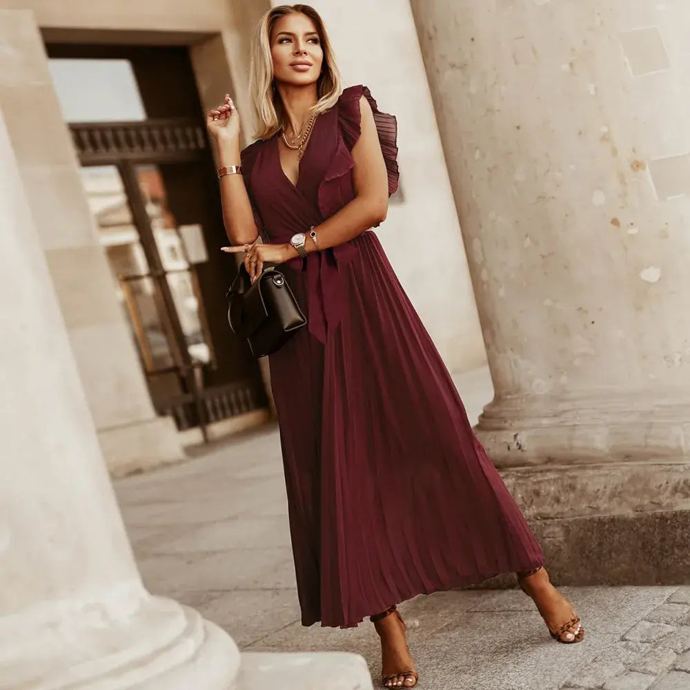 Lioraena maxi à volants élégants pour femmes – Soraya