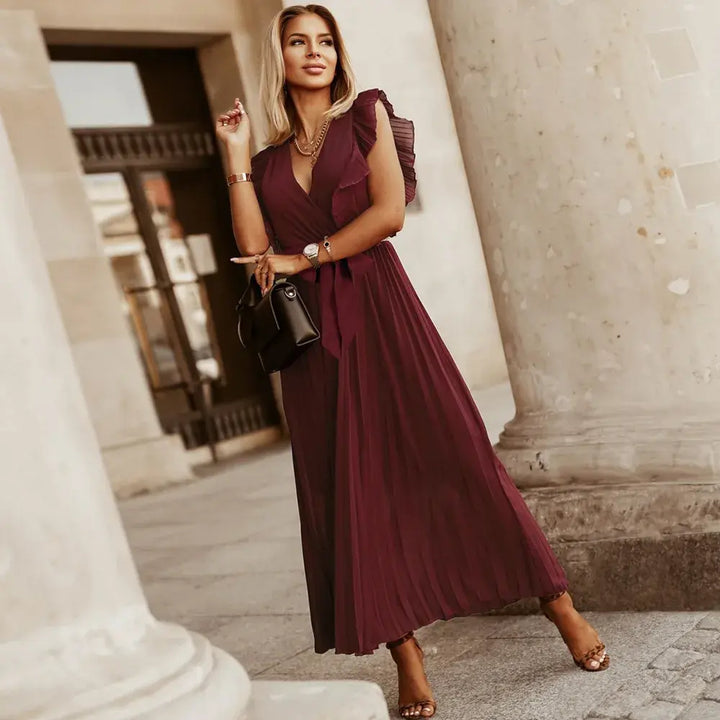 Lioraena maxi à volants élégants pour femmes – Soraya