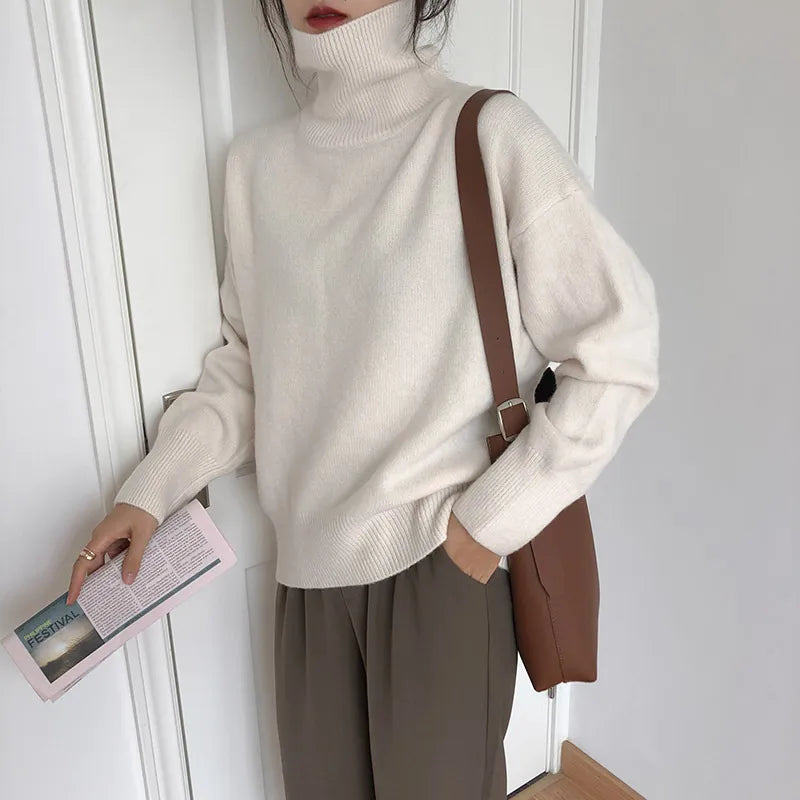 Veunara | Pull à col roulé élégant pour femmes