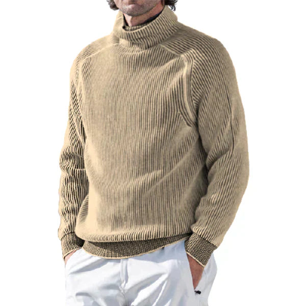 Luosias | Pull chaud avec col pour hommes