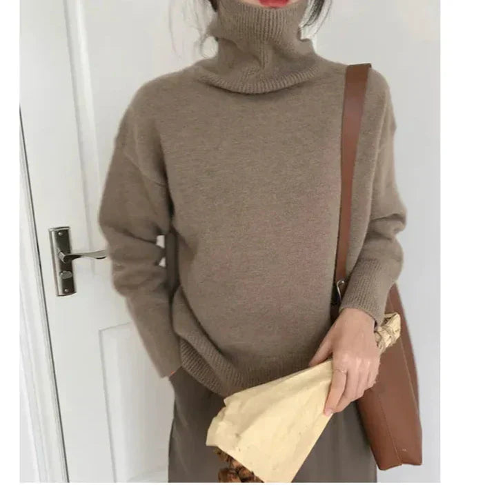Veunara | Pull à col roulé élégant pour femmes