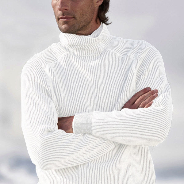 Luosias | Pull chaud avec col pour hommes