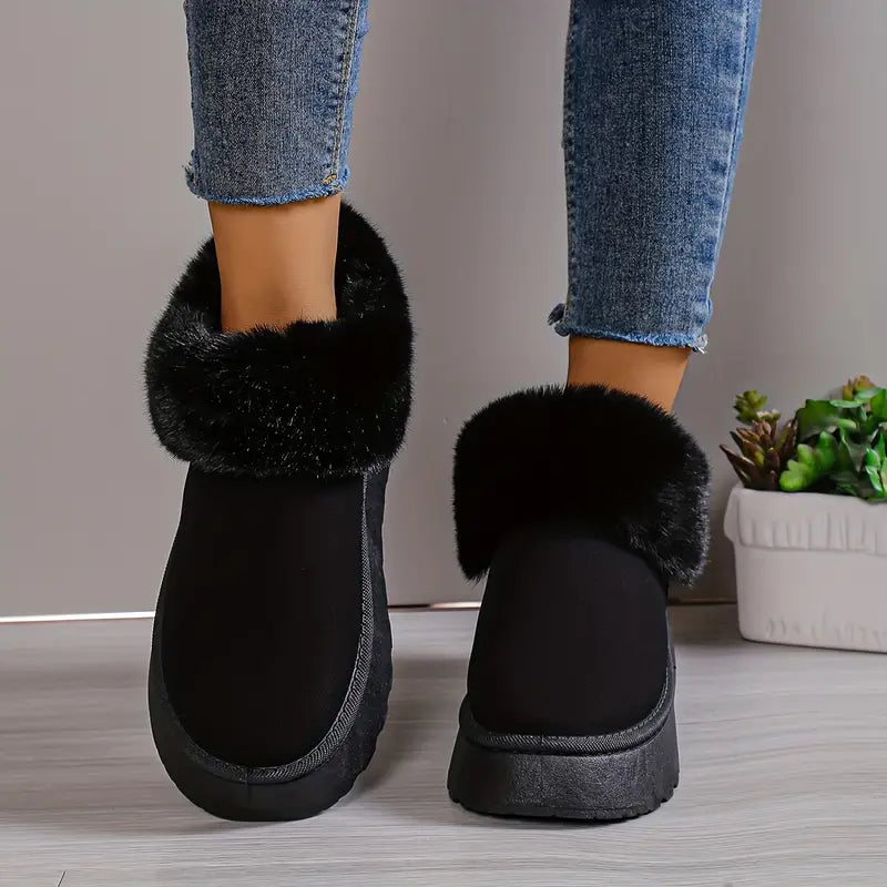 Sienama | Bottes de neige à plateforme moelleuses pour femmes