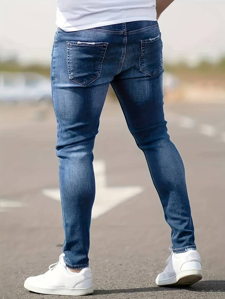 Rionnal | Jean slim stretch confortable pour hommes