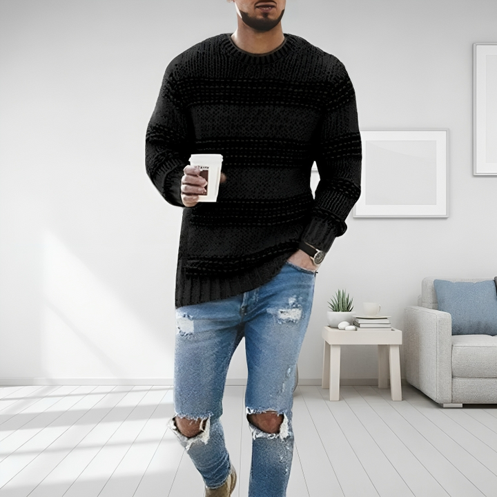 Saarrama | Pull décontracté en coton pour hommes