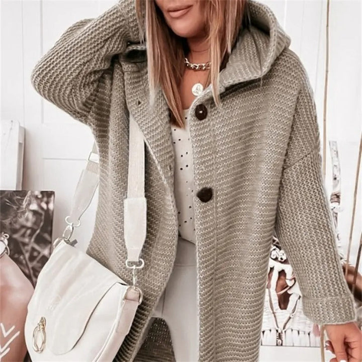 Eayana | Cardigan en cachemire à capuche pour femmes