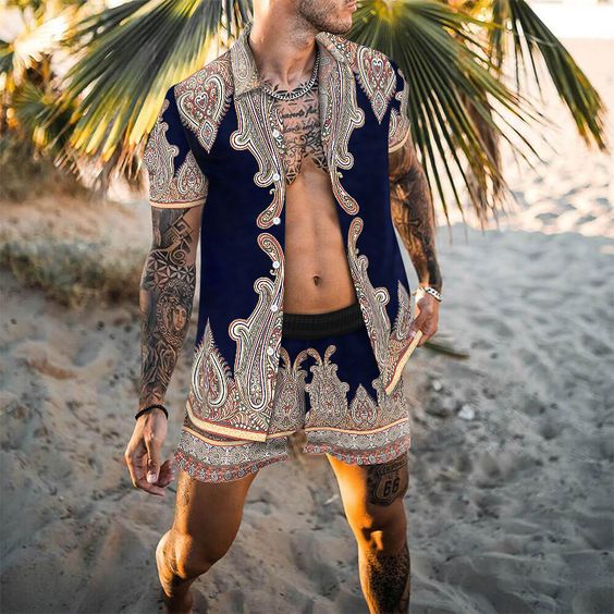 Reriax | Ensemble de t-shirts de plage pour hommes