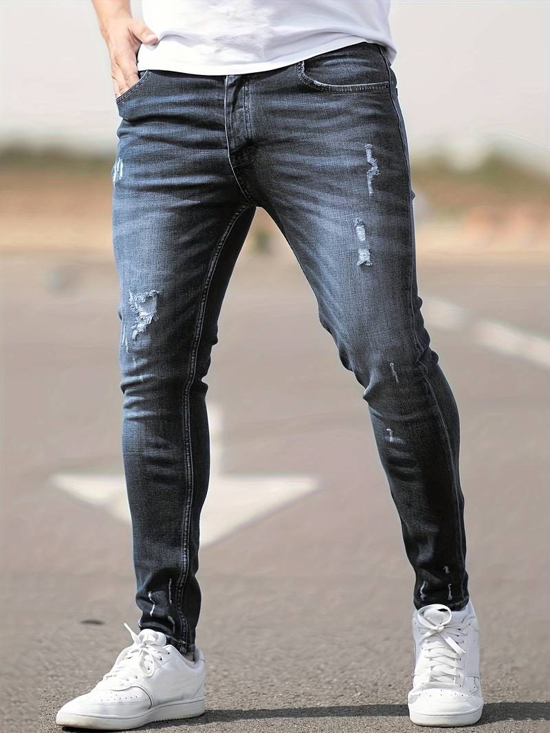 Rionnal | Jean slim stretch confortable pour hommes