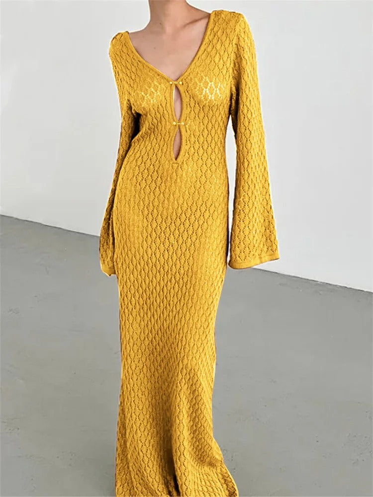 Riosia | Beach Club Sexy Elegant Transparent Dress