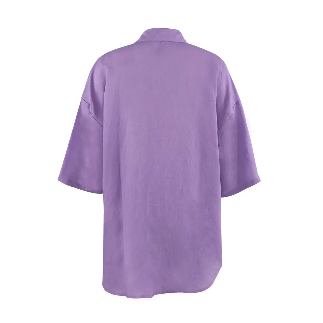 Luunama | Ensemble deux pièces composé d'un haut ample et d'un mini-short taille haute