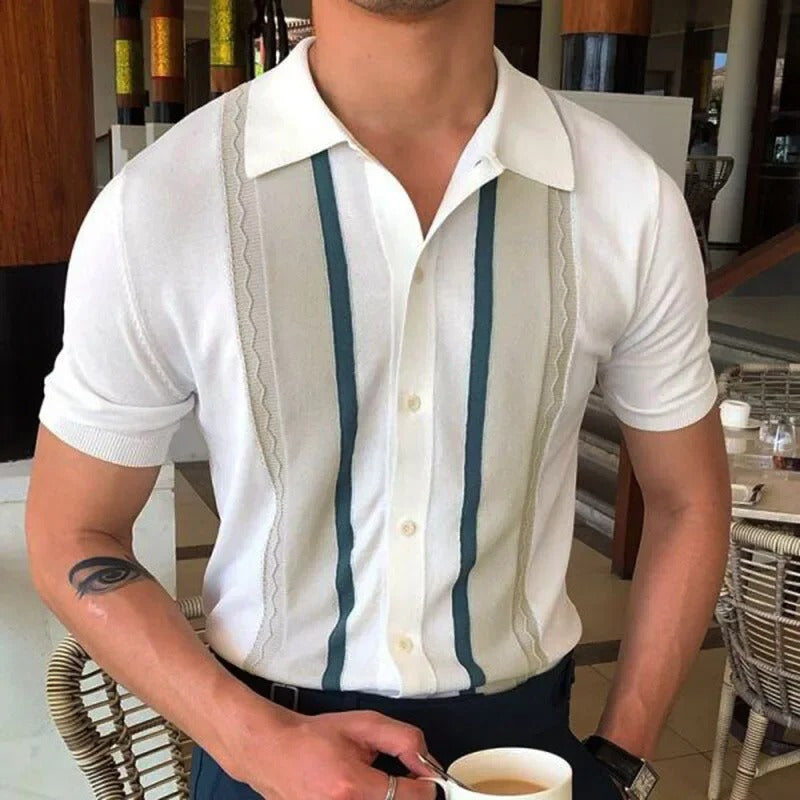 Reoran | Business Casual T-shirts Hommes Vêtements