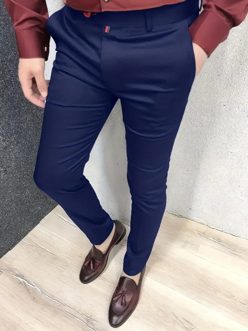 Ooraes | Pantalon de costume cintré décontracté pour hommes