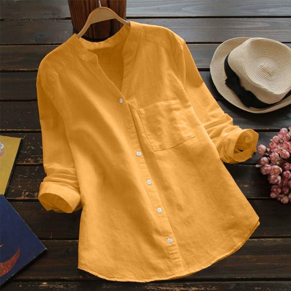 Seriasa | Chemise décontractée en lin et coton pour femme