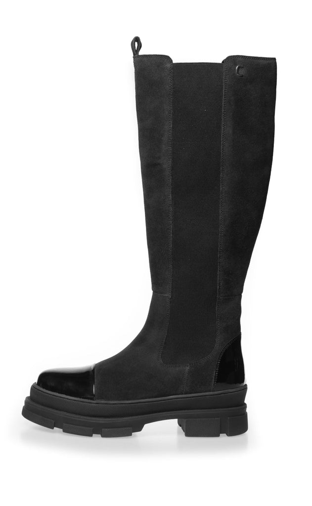 Siosiasa | Bottes en cuir genoux élégantes pour femmes