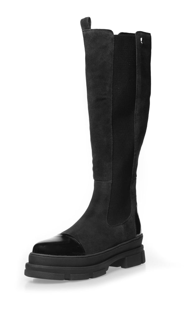 Siosiasa | Bottes en cuir genoux élégantes pour femmes