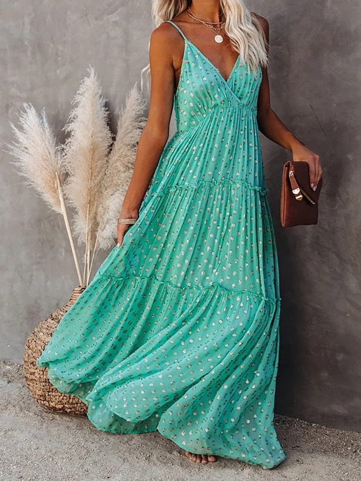 Soosiala | Maxi-robe verte