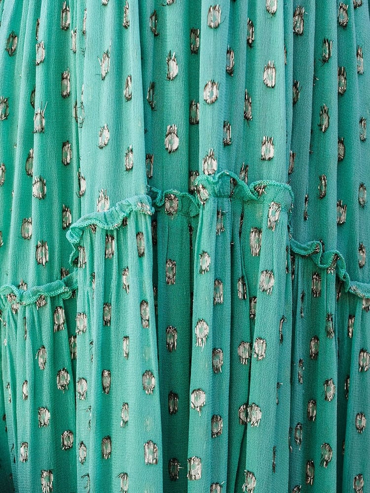 Soosiala | Maxi-robe verte